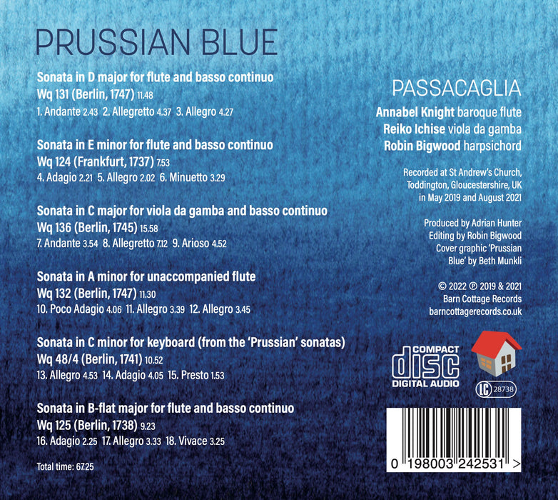 Passacaglia • Prussian Blue (CD)