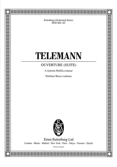 Telemann, Georg Philipp: Overture (Suite) in A minor TWV 55:A2