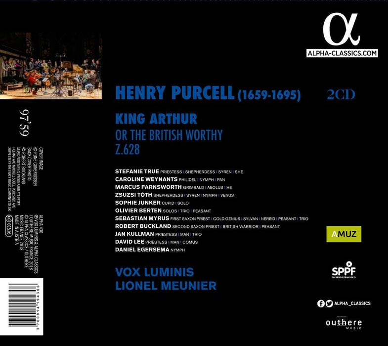 Vox Luminis • Purcell: King Arthur (2CD)