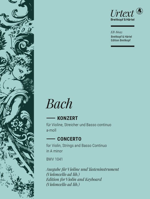 Bach, Johann Sebastian: Violin Concerto in A minor BWV 1041