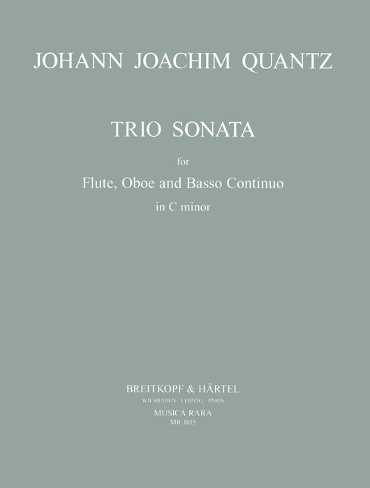 Quantz, Johann Joachim: Trio Sonata in C minor