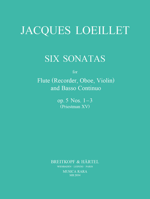 Loeillet, Jacques: 6 Sonatas Op. 5