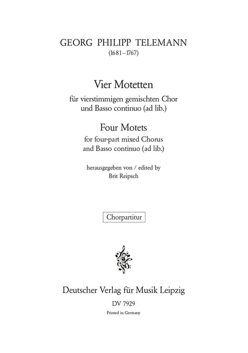 Telemann, Georg Philipp: 7 Motets