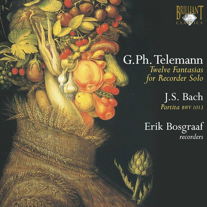 Erik Bosgraaf • Telemann Fantasias & Bach Partita (CD)