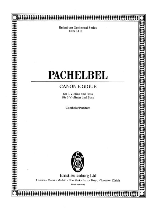 Pachelbel, Johann: Canon e Gigue in D major