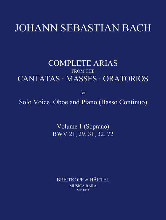 Bach, Johann Sebastian: Complete Arias and Sinfonias