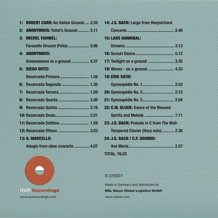 Michala Petri & Marie Nishiyama • On A Ground (CD)