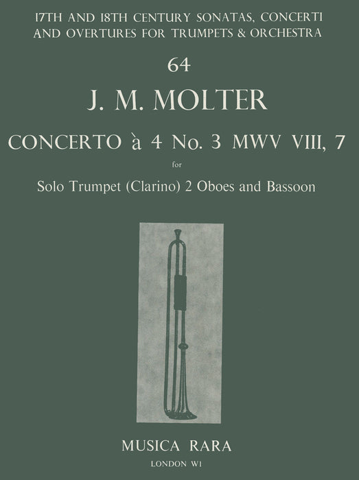 Molter, Johann Melchior: Concerti à 4
