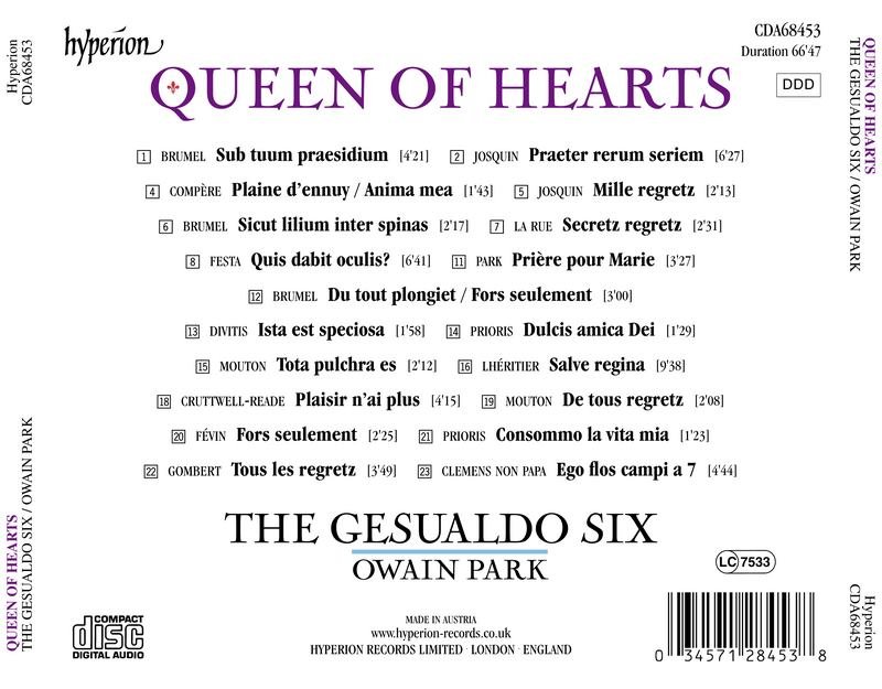 The Gesualdo Six • Queen of Hearts (CD)