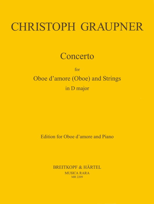 Graupner, Christoph: Concerto in D