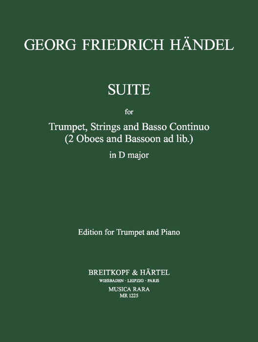 Händel, Georg Friedrich: Suite in D major HWV 341