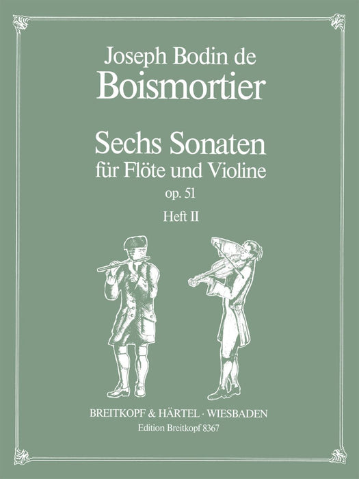 Boismortier, Joseph Bodin de: 6 Sonatas Op. 51
