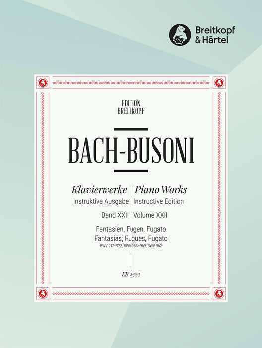 Bach, Johann Sebastian: Piano Works