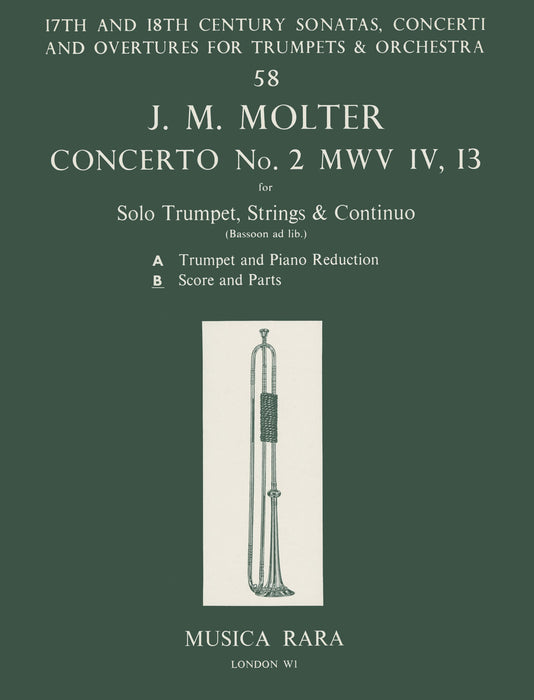 Molter, Johann Melchior: 3 Concerti in D