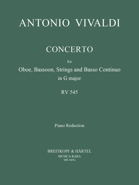 Vivaldi, Antonio: Concerto in G major RV 545