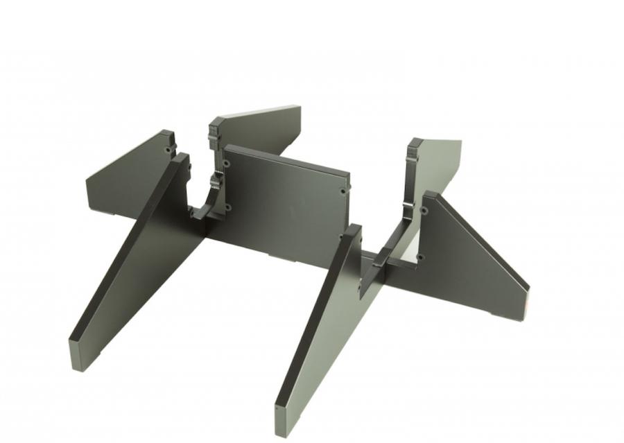 Paetzold Twin Stand for Great Bass in C, Coloured