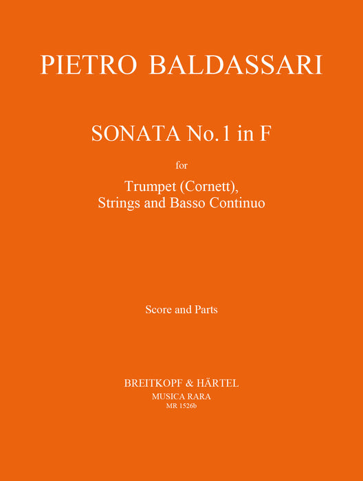 Baldassari, Pietro: Sonata No. 1 in F