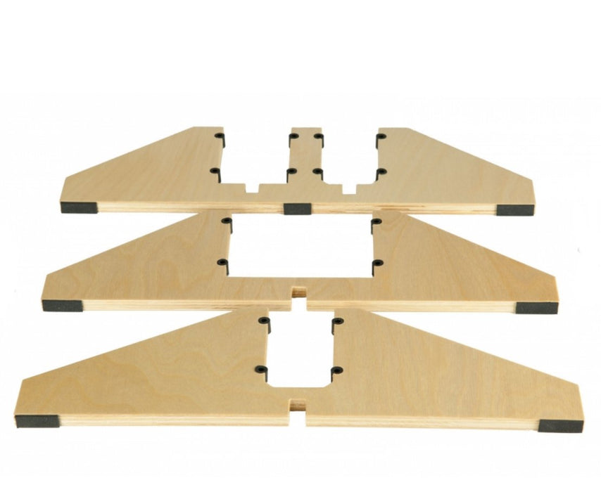 Paetzold Twin Stand for Great Bass in C, Direct Blow