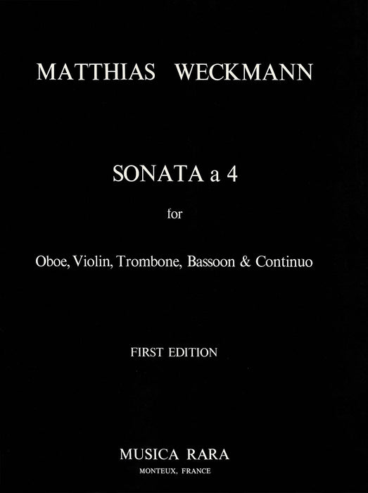 Weckmann, Matthias: Sonata a 4 in d