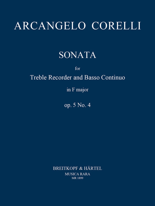 Corelli, Arcangelo: Sonata in F major Op. 5/4