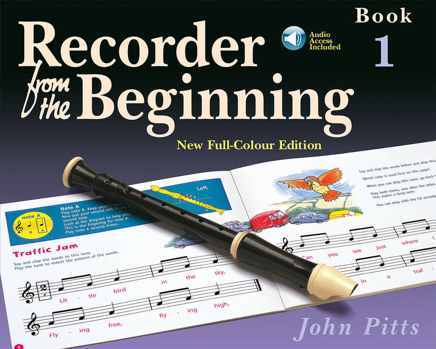 Pitts: Recorder from the Beginning Book 1 - New Full-Colour Edition (Audio Download)