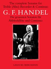 Handel: The Complete Sonatas for Treble Recorder and Continuo