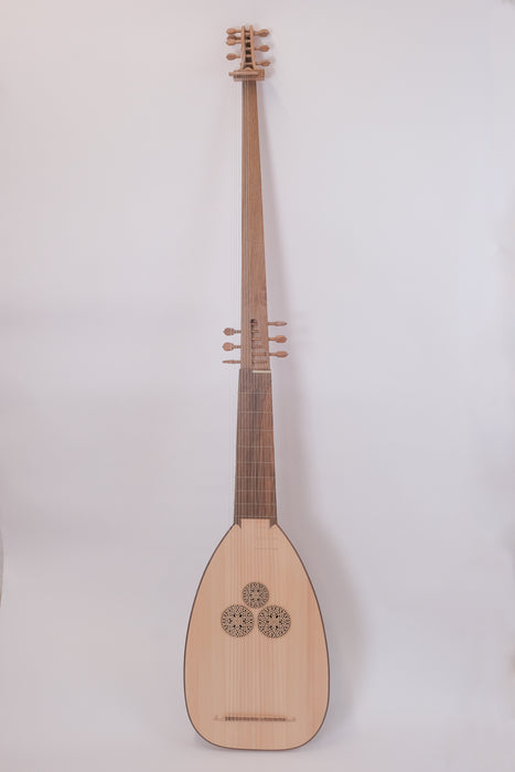 EMS Theorbo with Padded Bag by The Early Music Shop