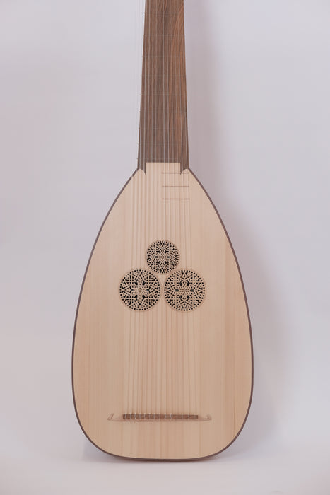 EMS Theorbo with Padded Bag by The Early Music Shop