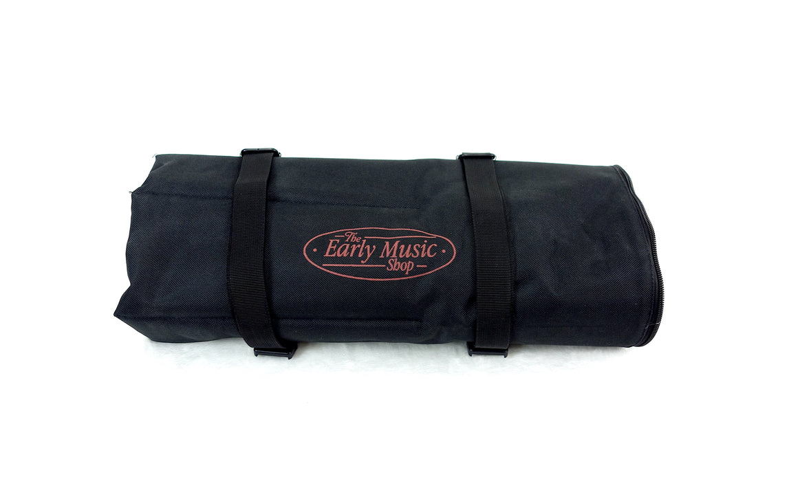 EMS 6 Slot Fleece Lined Recorder Roll Bag, Black Canvas Exterior ...