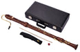 Moeck Flauto Rondo Crook Bass Recorder in Stained Maple