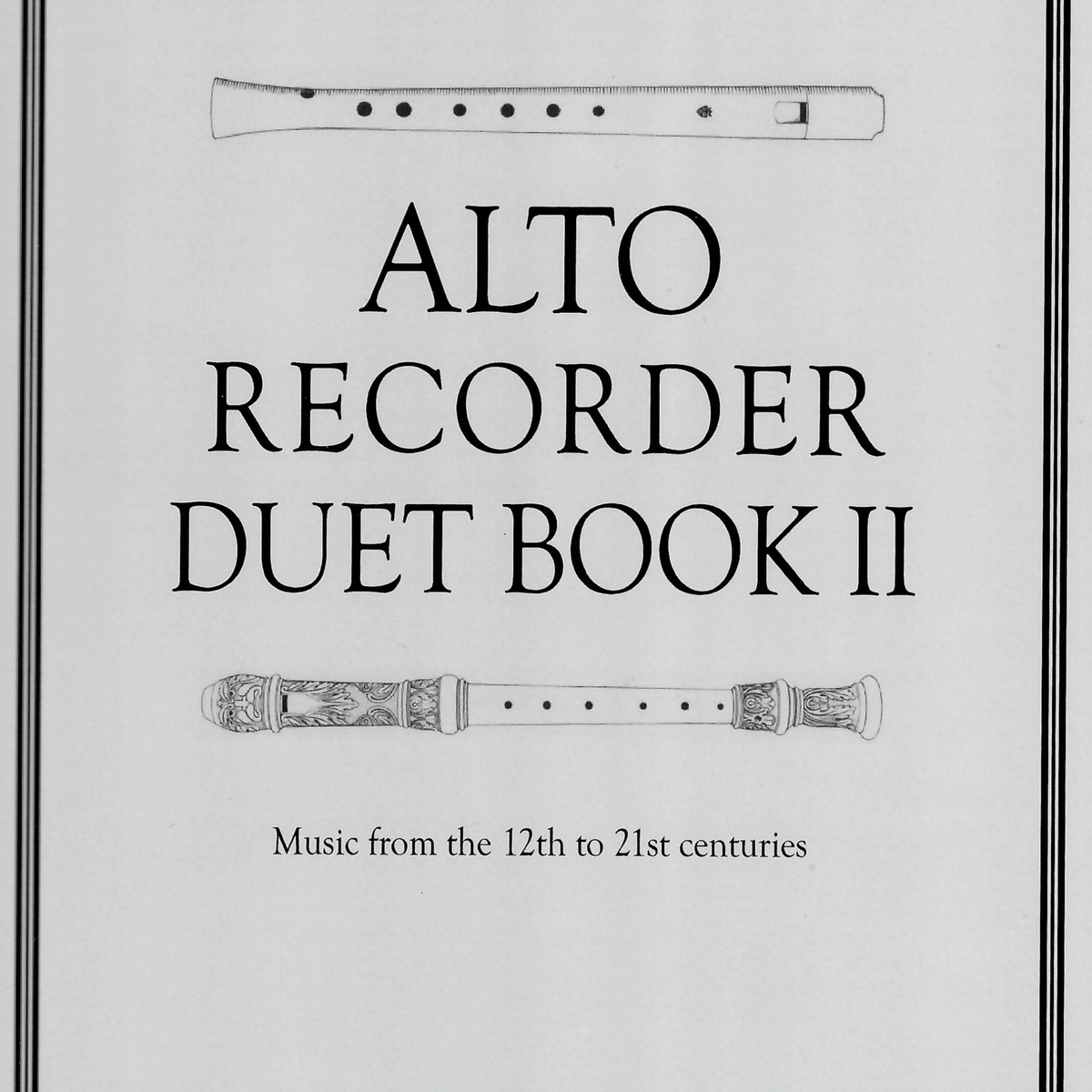 Alto Recorder Duet Book 2 — Early Music Shop