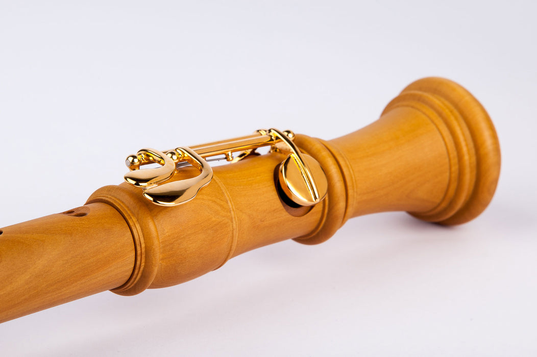 Mollenhauer Denner Tenor Recorder with Double Key in Pearwood