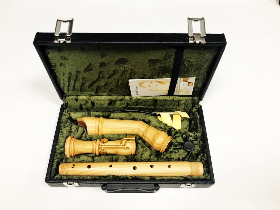 Mollenhauer Denner Knick Tenor Recorder with Double Key in Cherrywood