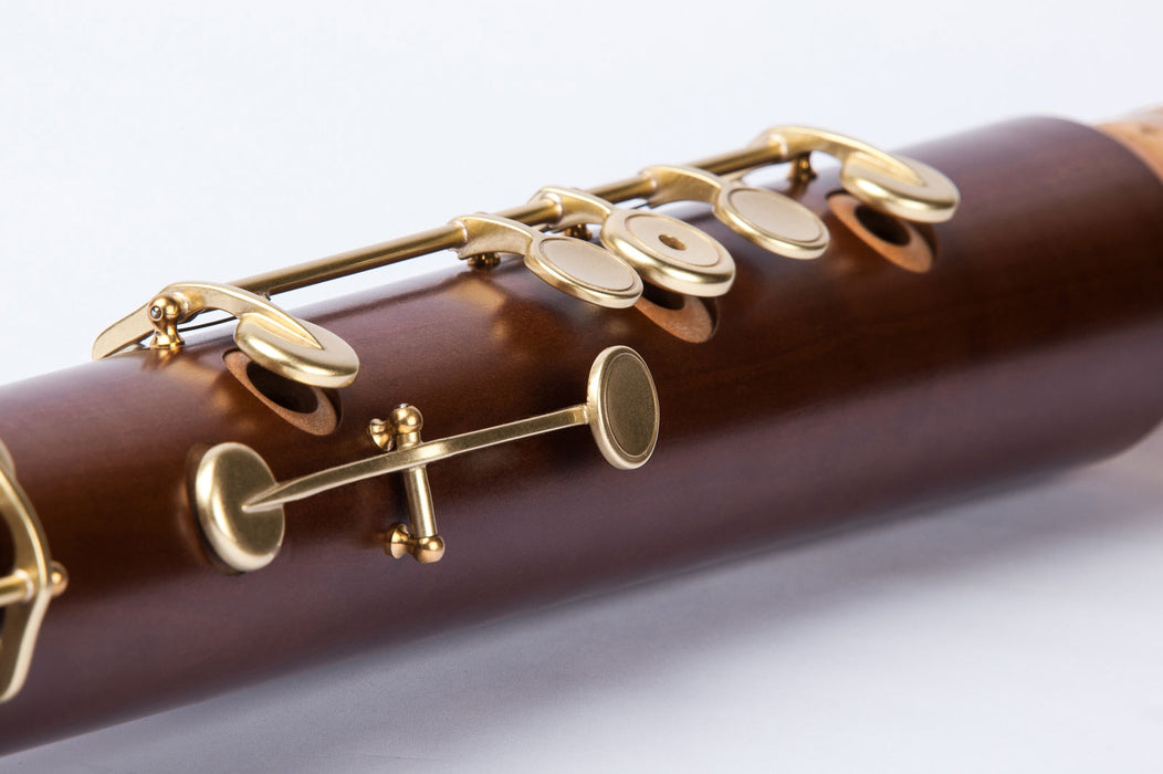 Mollenhauer Denner Great Bass Recorder in Stained Pearwood