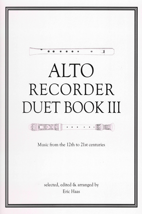 Alto Recorder Duet Book 3