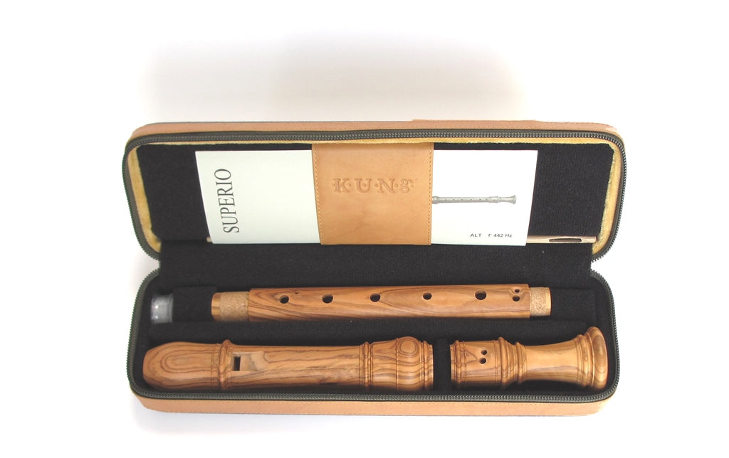 Kung Superio Alto Recorder in Olivewood