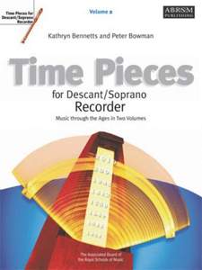 (未使用･未開封品)Two at a Time Descant and Treble Recorder: Student Book Recorder — Sarah Watts — Sarah Watts
