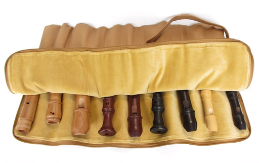 9-Slot Recorder Roll Bag by Kung