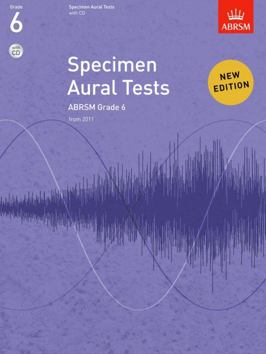 ABRSM Specimen Aural Tests Grade 6 (with CD)