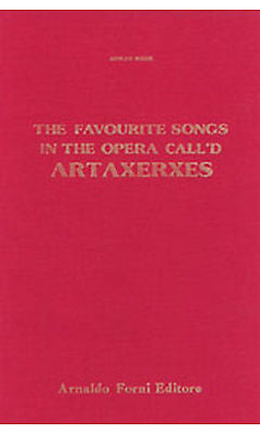 Hasse: The Favourite Songs In The Opera Call'D Artaxerxes
