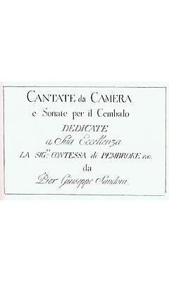Sandoni: Cantate Da Camera E Sonate Per Il Cembalo