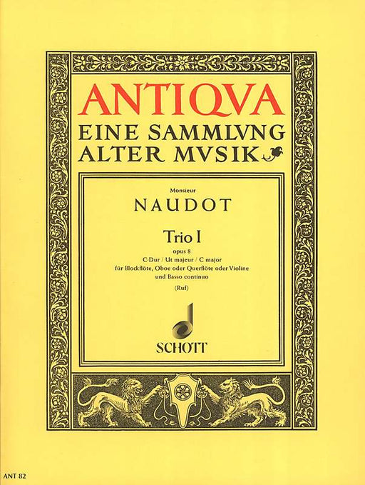 Naudot: Trio in C Major for Recorder, Oboe and Basso Continuo