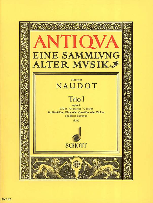 Naudot: Trio in C Major for Recorder, Oboe and Basso Continuo