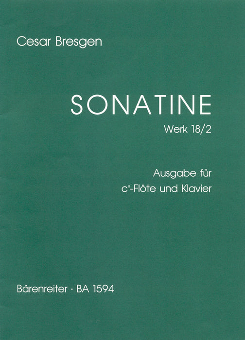 Bresgen: Sonatina in F Major for Descant Recorder and Piano