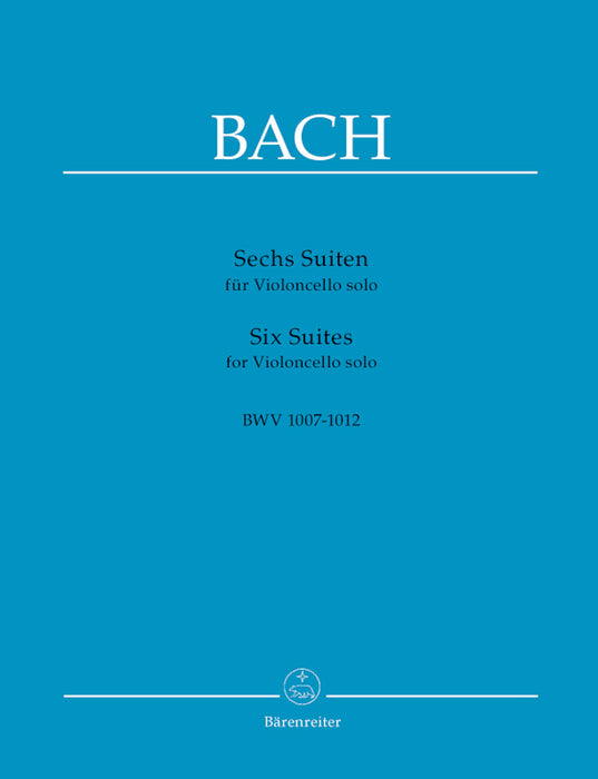 J. S. Bach: Six Suites for Violoncello Solo BWV 1007- 1012