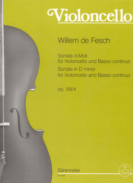 De Fesch: Sonata in D Minor for Violoncello and Basso Continuo
