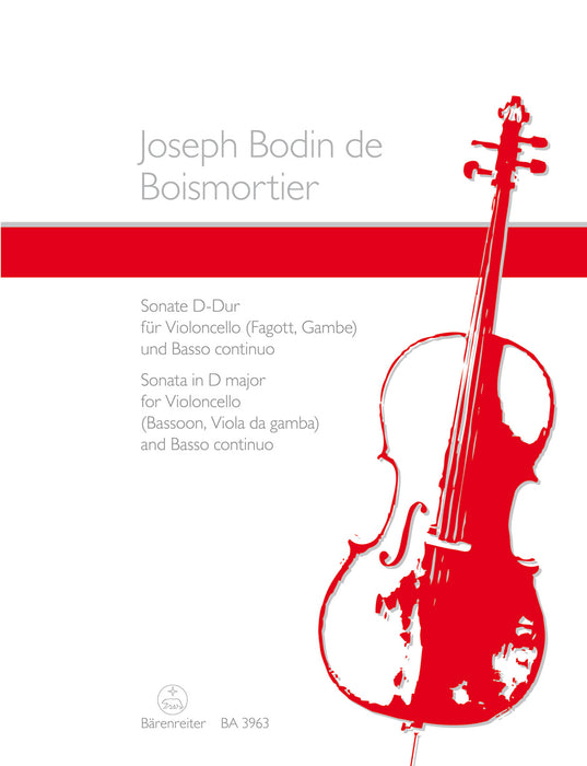 Boismortier: Sonata in D Major for Violoncello and Basso Continuo