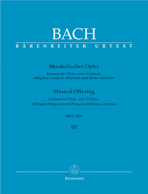 J. S. Bach: Musical Offering, Book 3