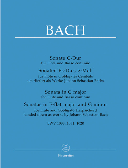 J. S. Bach: Sonatas for Flute and Harpsichord