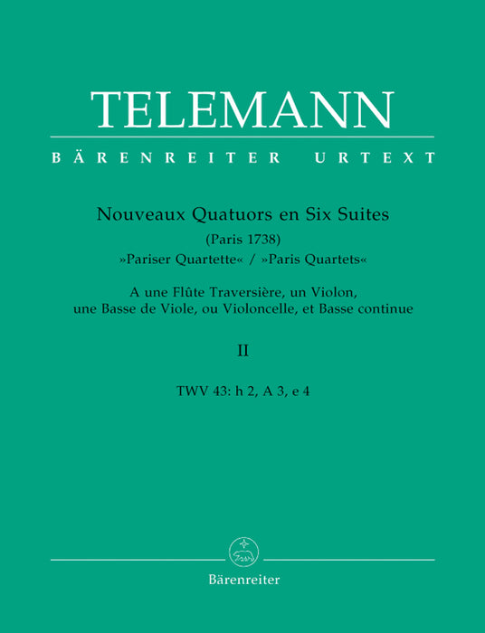Telemann: Paris Quartets, Vol. 2